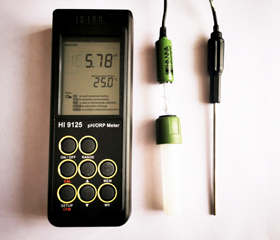 便携式防水型pH/ORP/℃测定仪