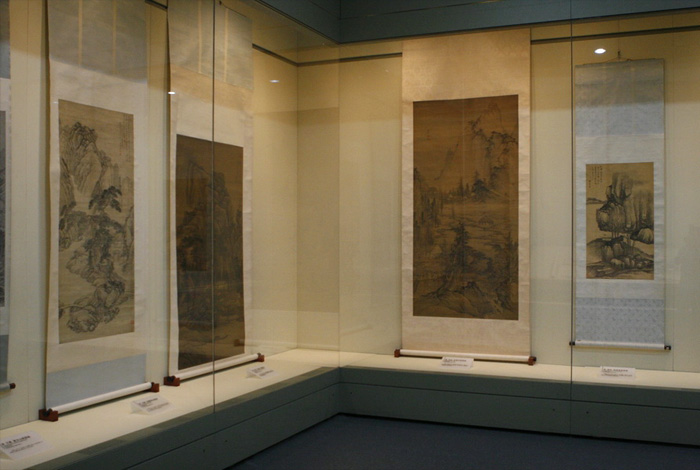 天津博物馆明清绘画陈列-仅配图用